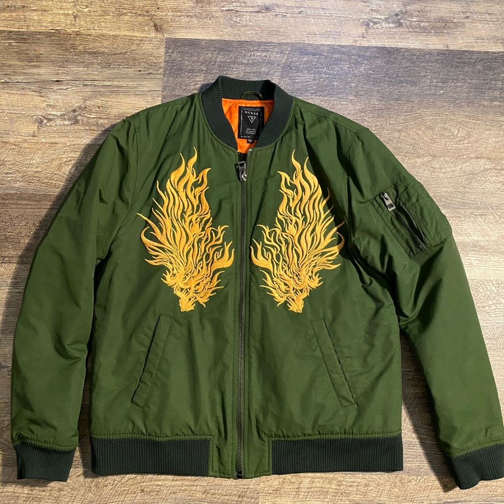 Green Guess Jacket